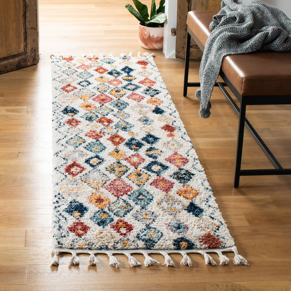 Safavieh Morocco 924 Polyester Pile Power Loomed Bohemian Rug MRC924A-3