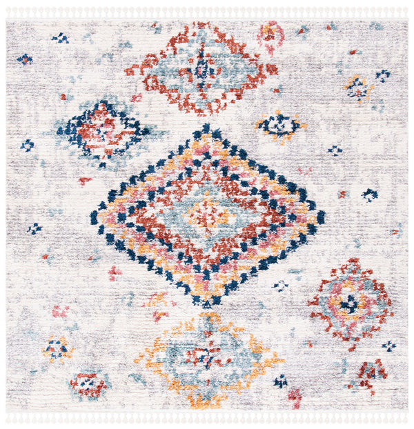 Safavieh Morocco 954 Polyester Pile Power Loomed Bohemian Rug MRC954A-8SQ