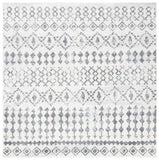 Mercer 400 Mercer 420 Bohemian Power Loomed Polypropylene Pile Rug Ivory / Grey