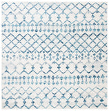 Mercer 400 Mercer 449 Bohemian Power Loomed Polypropylene Pile Rug Ivory / Turquoise