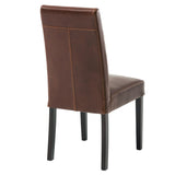 Hartford Bicast Leather Dining Chair - Set of 2