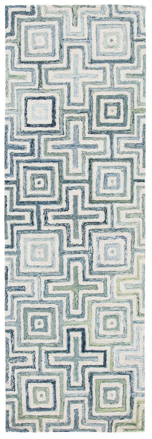 Safavieh Marquee 113 Hand Tufted 90% Recycled Polyester and 10% Wool Transitional Rug MRQ113A-8