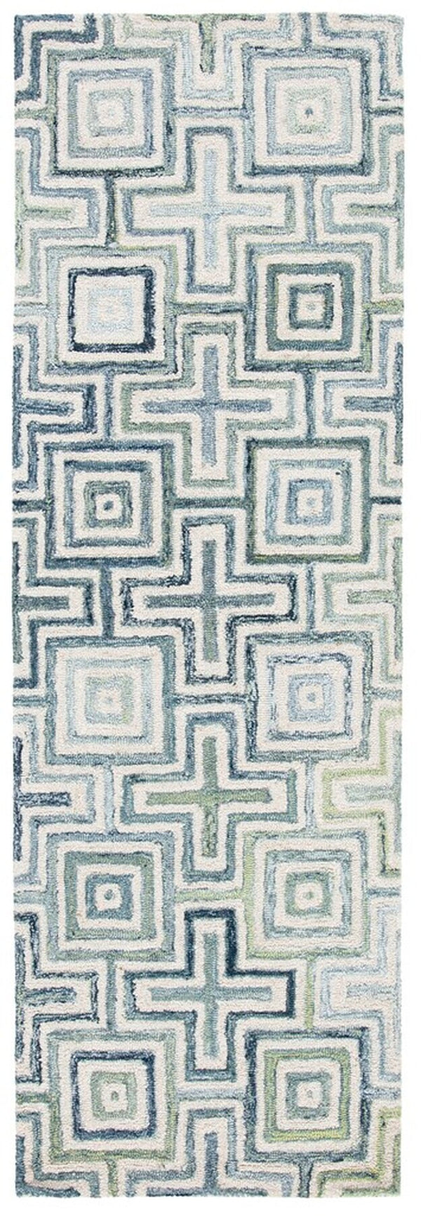 Safavieh Marquee 113 Hand Tufted 90% Recycled Polyester and 10% Wool Transitional Rug MRQ113A-8