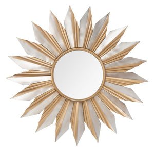 Safavieh Bianca Sunburst Mirror in Gold