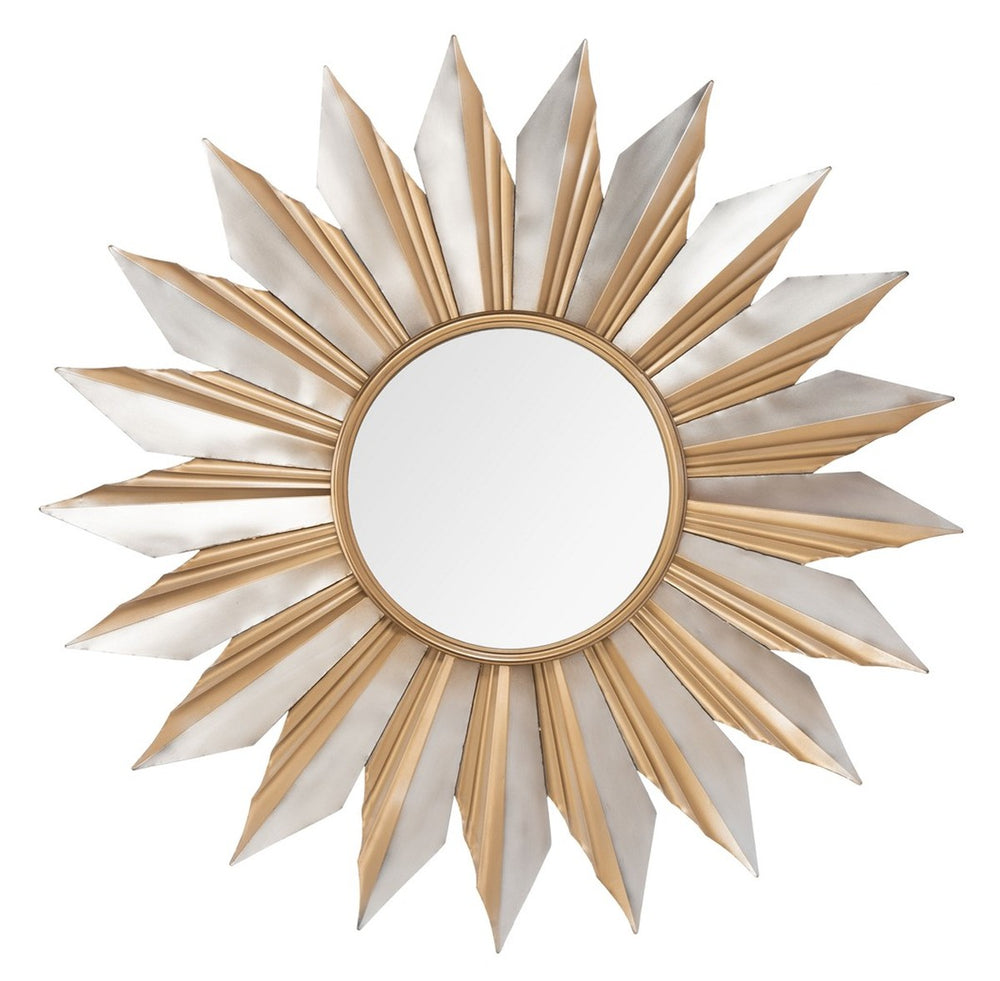 Safavieh Bianca Sunburst Mirror in Gold