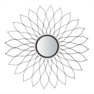 Safavieh Ravin Sunburst Mirror in Champagne