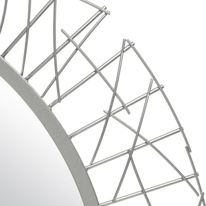 Elsie Contemporary Decorative Mirror with Intricate Geometric Design - Perfect Focal Point for Home