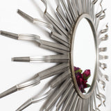 Safavieh Naya Sunburst Mirror in Gunmetal