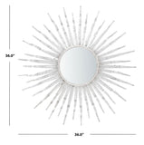 Safavieh Naya Sunburst Mirror in Silver