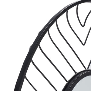 Tanra Mirror - Stunning Black Decorative Wall Mirror with Artistic Open Frame for Modern Interiors