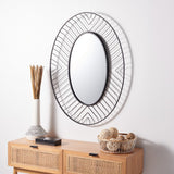 Tanra Mirror - Stunning Black Decorative Wall Mirror with Artistic Open Frame for Modern Interiors