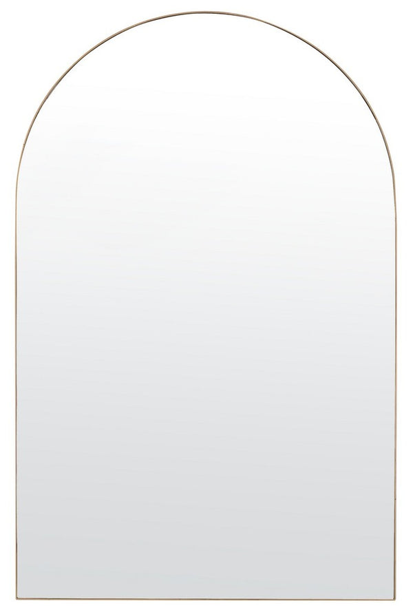 Jinla Mirror - Elegant Arched Gold Accent for Small Spaces, Timeless Design, 20.3" x 31.8" Size