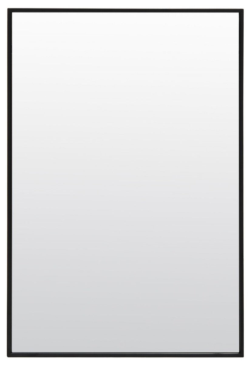 Yesmi Mirror - Elegant Black Framed Rectangular Design for Bedroom or Grand Entryway Décor - 24"x36"