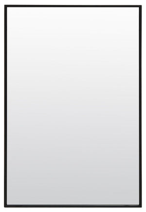 Yesmi Mirror - Elegant Black Framed Rectangular Design for Bedroom or Grand Entryway Décor - 24"x36"