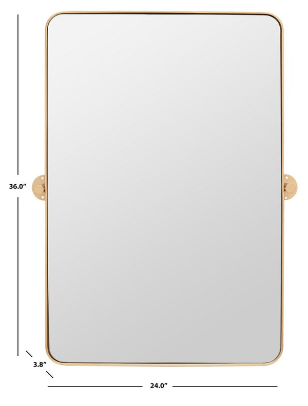 Safavieh Delinah Mirror Gold Wood/Metal MRR2001C