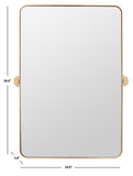 Safavieh Delinah Mirror Gold Wood/Metal MRR2001C