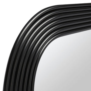 Safavieh Ahna Mirror Black Wood/Metal MRR2003A