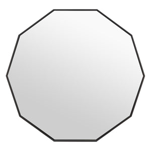 Safavieh Kyna Mirror Black Wood/Metal MRR2010B