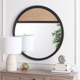 Safavieh Derby Mirror Black Pine / Glass MRR2013A