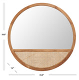 Safavieh Derby Mirror  Natural Elm/Glass MRR2013B