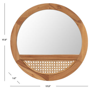 Safavieh Padma Mirror Natural Elm/Glass MRR2015B