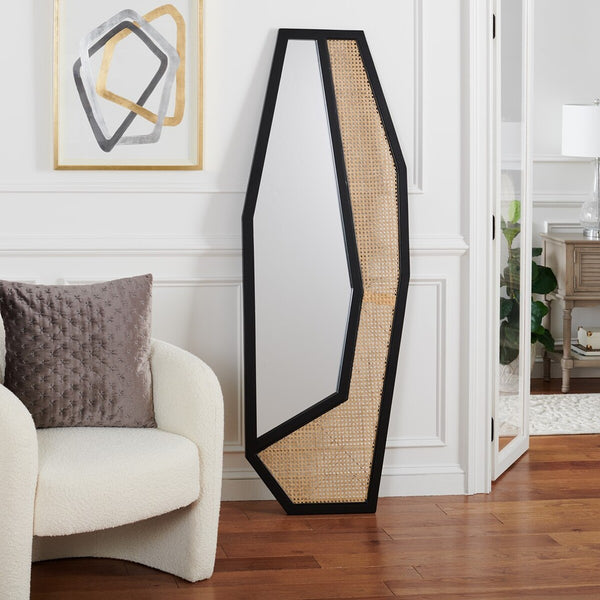 Safavieh Jalen Mirror Black Pine / Glass MRR2018A