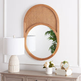 Safavieh Danya Mirror Natural Elm/Glass MRR2019B