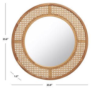 Safavieh Byleth Mirror Natural Elm/Glass MRR2021B