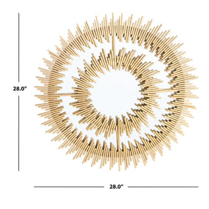 Safavieh Kalani Mirror in Gold Foil