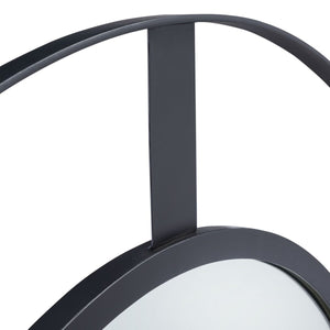 Safavieh Kirina Mirror Black Matte Iron/Glass MRR3046A