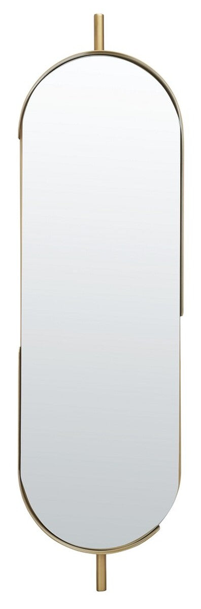 Safavieh Nicoli Mirror Brushed Brass Iron/Glass MRR3051A