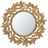 Safavieh Nivaria Mirror Antique Brass Iron/Glass MRR3062A