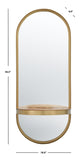 Safavieh Laycie Mirror Brushed Brass Iron/Glass MRR3064A