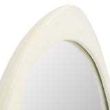 Safavieh Rafla, 29 Inch, Ivory, Aluminum/Mdf Mirror Ivory Aluminum/Mdf/ Felt / Cleat /Pine MRR3069A