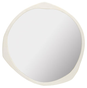 Safavieh Sayori, 38 Inch, Ivory, Aluminum/Mdf Mirror Ivory Aluminum/Mdf/ Felt / Cleat /Pine MRR3070A