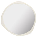 Sayori, 38 Inch, Ivory, Aluminum/Mdf Mirror