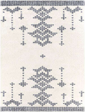 Maroc Shag MRS-2300 Global Polypropylene, Polyester Rug MRS2300-710103 Medium Gray, White 76% Polypropylene, 24% Polyester 7'10" x 10'3"