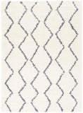 Maroc Shag MRS-2307 Global Polypropylene, Polyester Rug MRS2307-679 Medium Gray, White 76% Polypropylene, 24% Polyester 6'7" x 9'