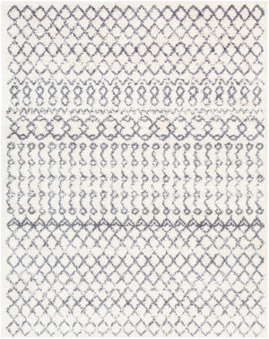 Maroc Shag MRS-2311 Global Polypropylene, Polyester Rug MRS2311-710103 Medium Gray, White 76% Polypropylene, 24% Polyester 7'10" x 10'3"