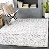 Maroc Shag MRS-2311 Global Polypropylene, Polyester Rug MRS2311-710103 Medium Gray, White 76% Polypropylene, 24% Polyester 7'10" x 10'3"