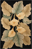 Nourison Tropics TS08 Floral Handmade Tufted Indoor Area Rug Black 3'6" x 5'6" 99446544902