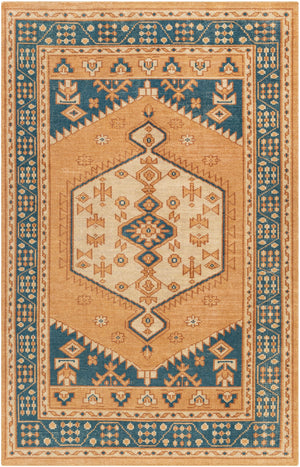 Milas MSL-2300 Traditional Wool Rug MSL2300-81012 Camel, Burnt Orange, Beige, Navy 100% Wool 8'10" x 12'