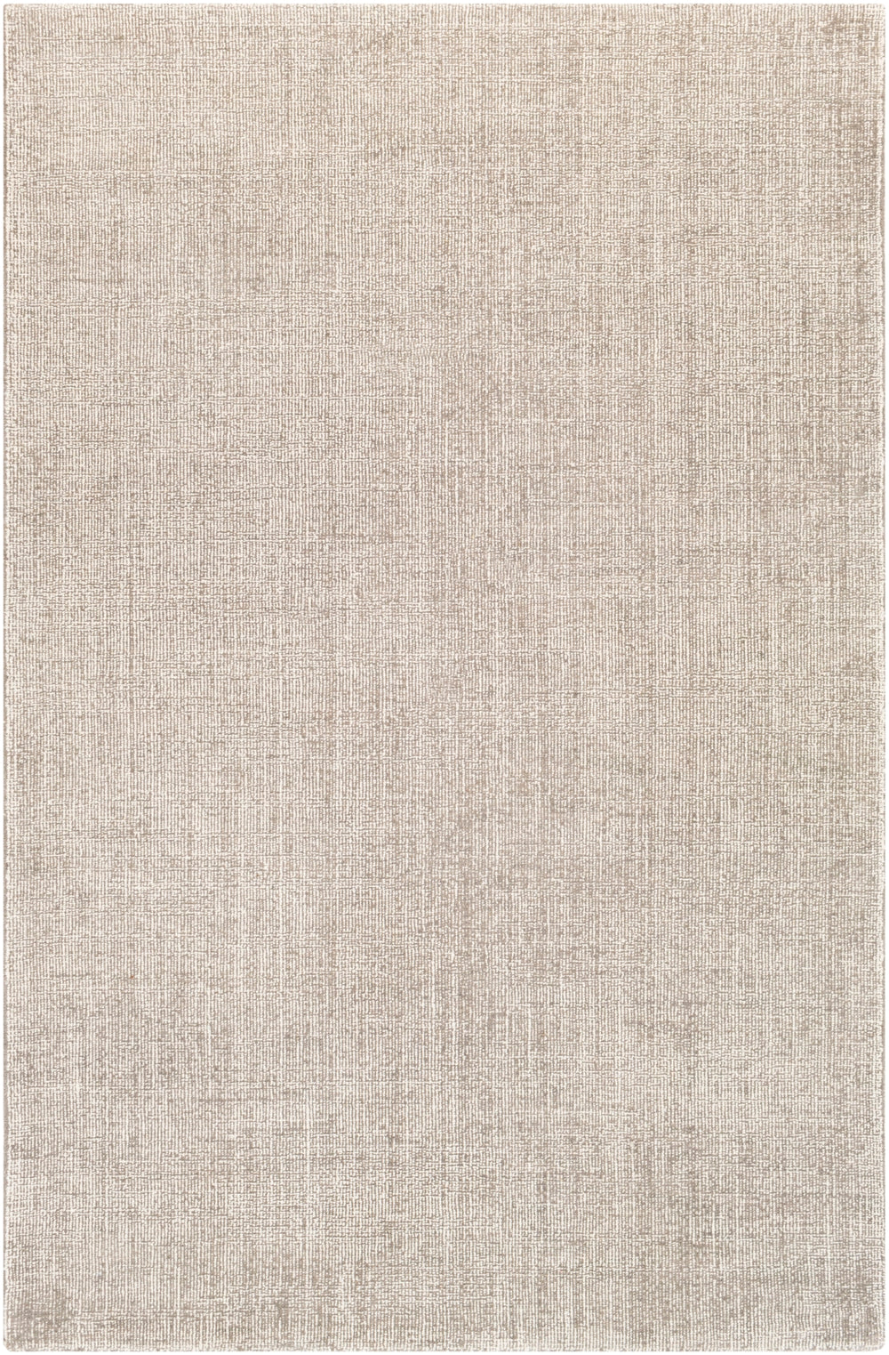 Messina MSN-2302 Modern Wool, Recycled PET Yarn Rug MSN2302-912 Medium Gray, White 75% Wool, 25% Recycled PET Yarn 9' x 12'