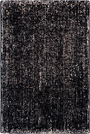 Messina MSN-2303 Modern Wool, Recycled PET Yarn Rug MSN2303-912 Black, White 75% Wool, 25% Recycled PET Yarn 9' x 12'