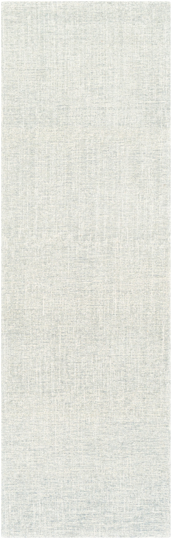 Messina MSN-2304 Modern Wool, Recycled PET Yarn Rug MSN2304-268 Medium Gray, White 75% Wool, 25% Recycled PET Yarn 2'6" x 8'