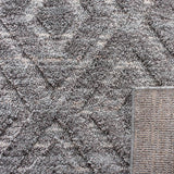 Martha Stewart Lucia Shag Martha Stewart 0782 Shag & Flokati Power Loomed Polypropylene Pile Rug Dark Grey / Light Grey