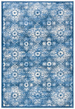 Martha Stewart 28 62 Traditional Power Loomed Polypropylene Pile Rug Navy / Creme