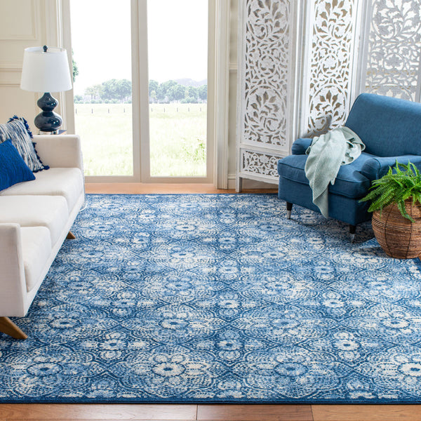 Safavieh Msr2862 Brentwood Power Loomed 60% Polypropylene/40% Jute Traditional Rug MSR2862N-8SQ