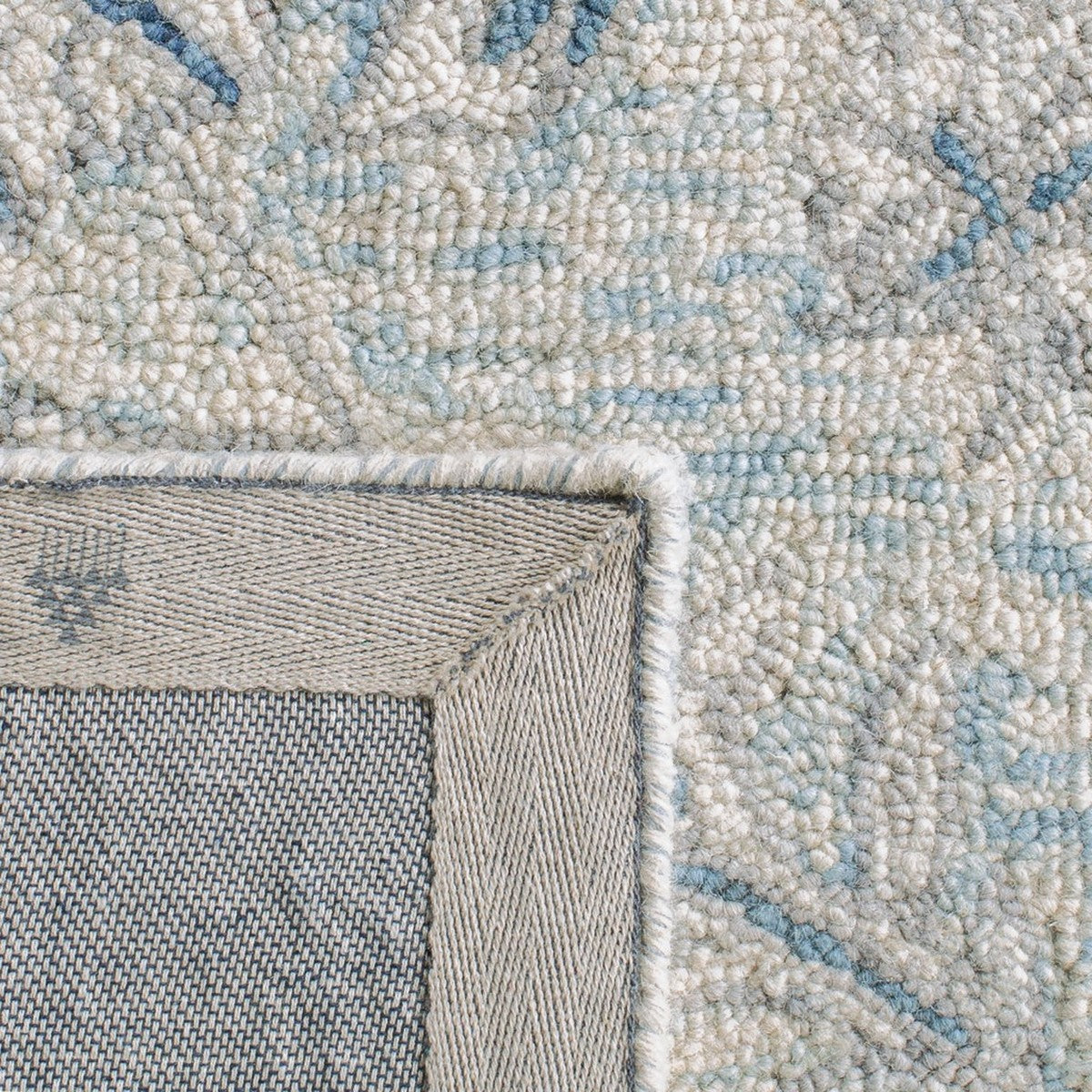 Cor3360 Rug Msr3360 Exquisite Hand Woven Wool & Cotton Rug with Latex Backing for