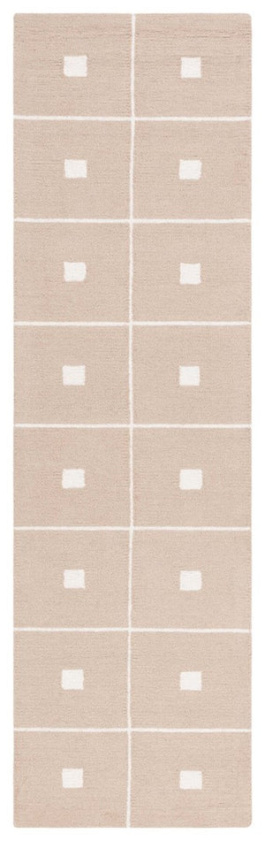 Safavieh Msr3361 Micro Loop Geometric Hand Tufted Rug Beige / Ivory MSR3361A-8